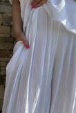 Cyril Crinkle Balloon Pant White